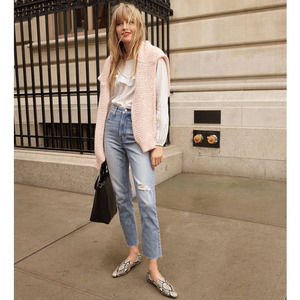 Madewell The Perfect Vintage Straight Jean Rosabelle Wash: Comfort Stretch-32P